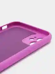 Пурпурный silicone Case чехол для iPhone (Айфон) 15, 14, 13, 12, 11, Pro, Max, Mini, Plus, XR, X, XS