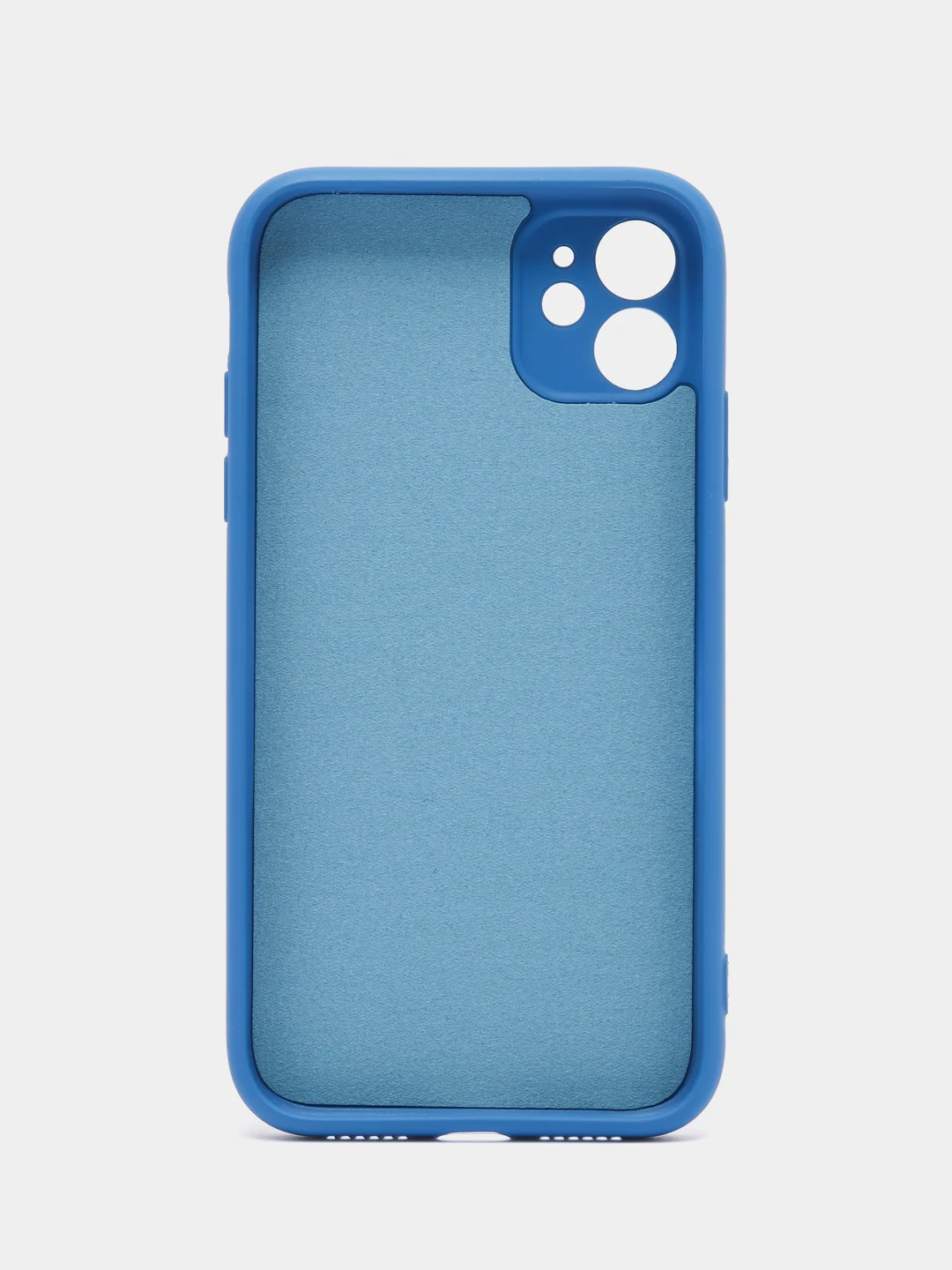 Синий silicone Case чехол для iPhone (Айфон) 15, 14, 13, 12, 11, Pro, Max, Mini, Plus, XR, X, XS