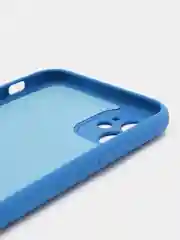 Синий silicone Case чехол для iPhone (Айфон) 15, 14, 13, 12, 11, Pro, Max, Mini, Plus, XR, X, XS