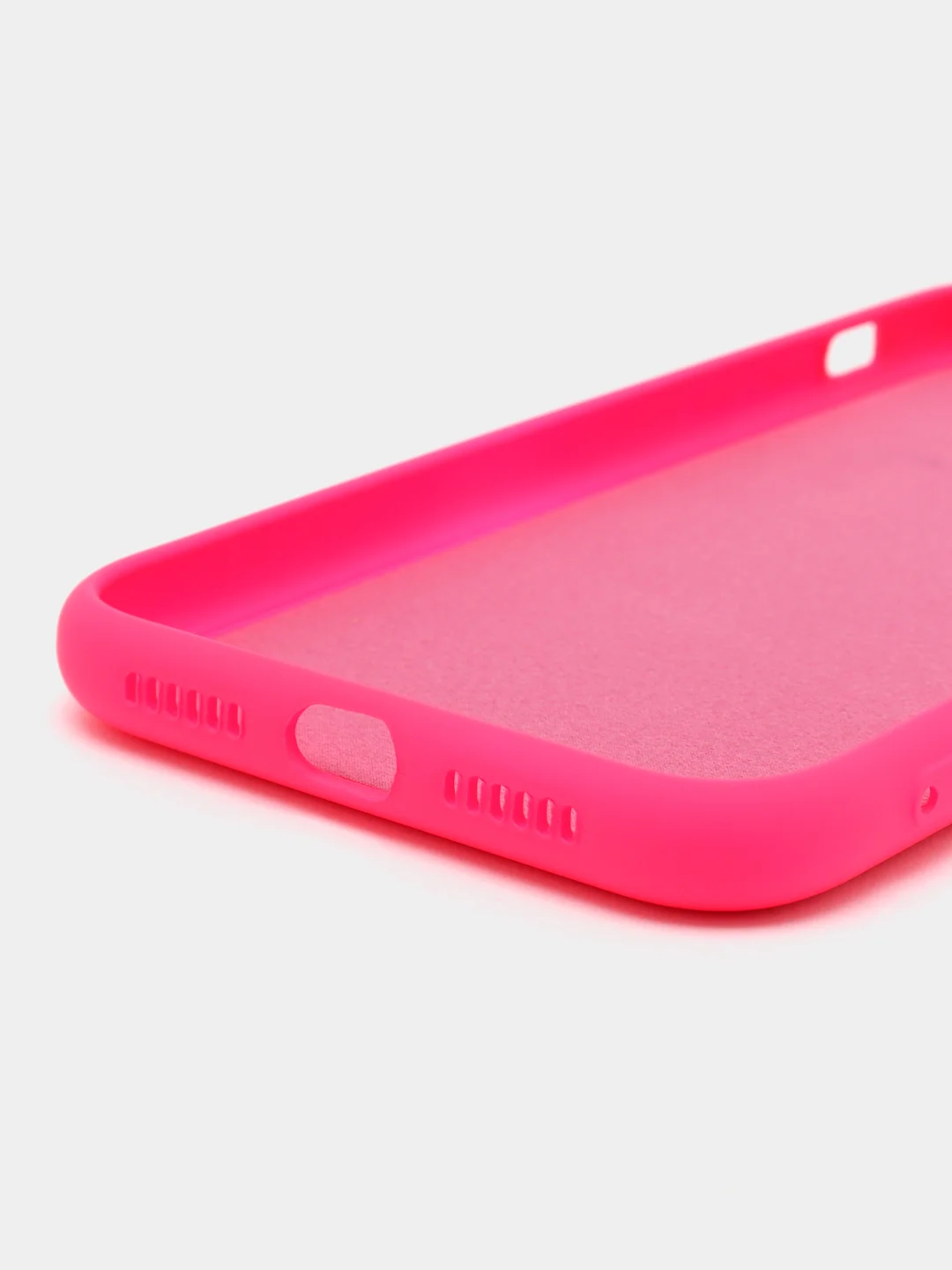 Фуксия silicone Case чехол для iPhone (Айфон) 15, 14, 13, 12, 11, Pro, Max, Mini, Plus, XR, X, XS