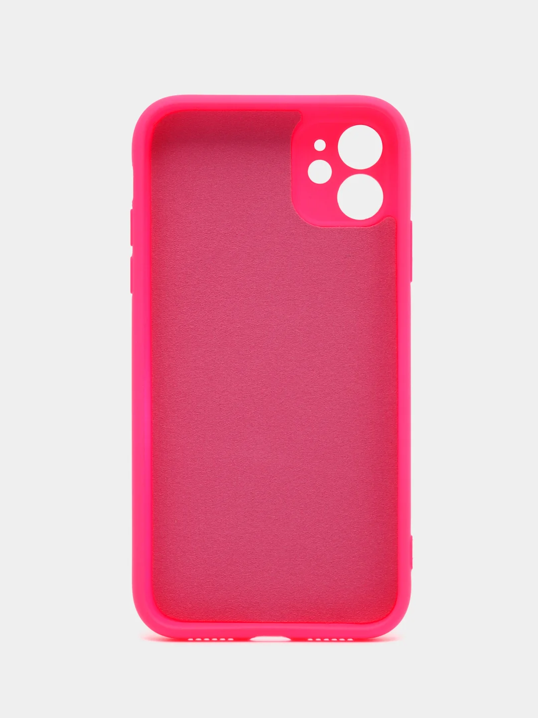 Фуксия silicone Case чехол для iPhone (Айфон) 15, 14, 13, 12, 11, Pro, Max, Mini, Plus, XR, X, XS