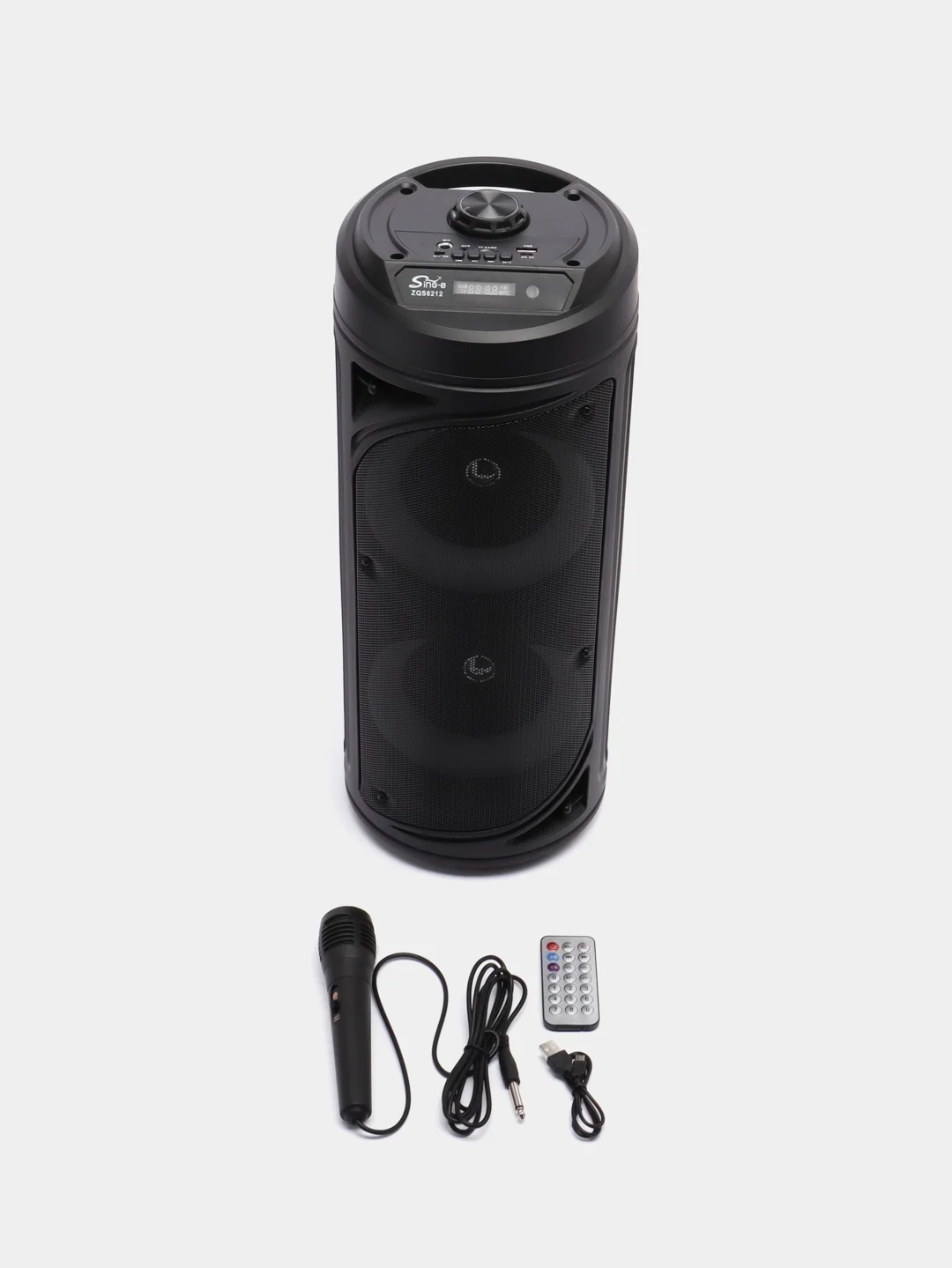 Музыкальная Bluetooth-колонка ZQS 6212, с подсветкой, беспроводная, портативная