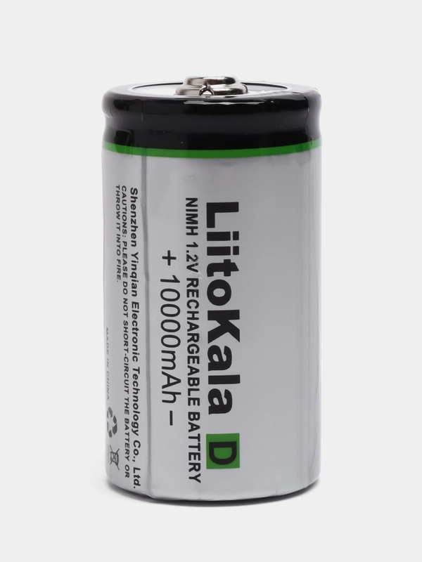 Аккумулятор Ni-MH D, 10000 mAh, 1.2V LiitoKala