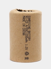 Аккумулятор Ni-Cd 4/5SC 1200mAh 1.2V картонная оболочка