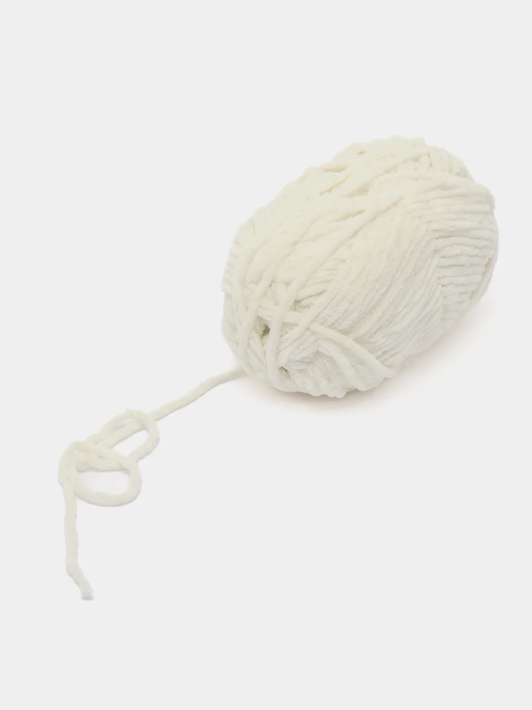 Молочный плюшевая пряжа Himalaya Bursa Chenille, 100 г, 120 м