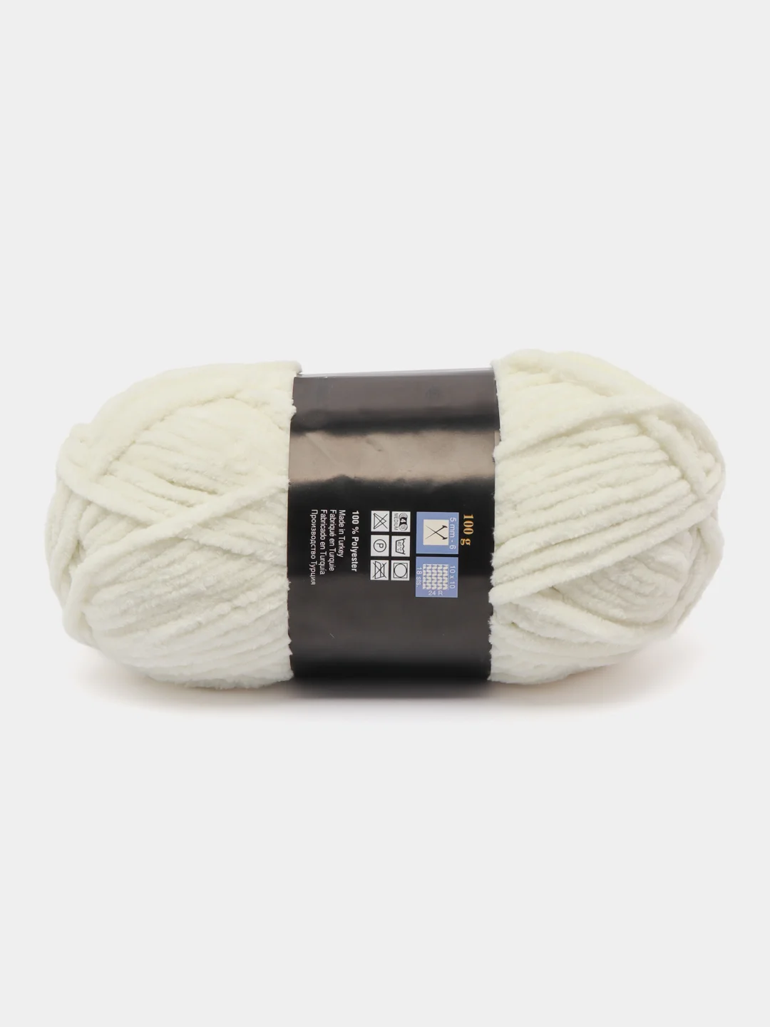 Молочный плюшевая пряжа Himalaya Bursa Chenille, 100 г, 120 м