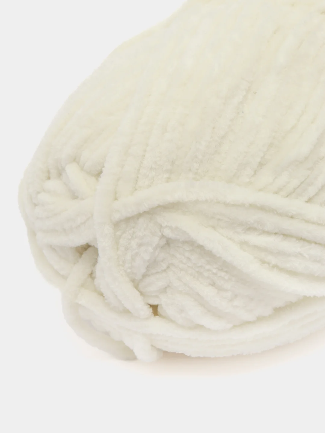 Молочный плюшевая пряжа Himalaya Bursa Chenille, 100 г, 120 м
