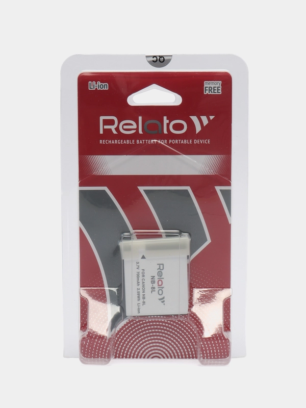 Аккумулятор Relato NB-8L для Canon NB-8L