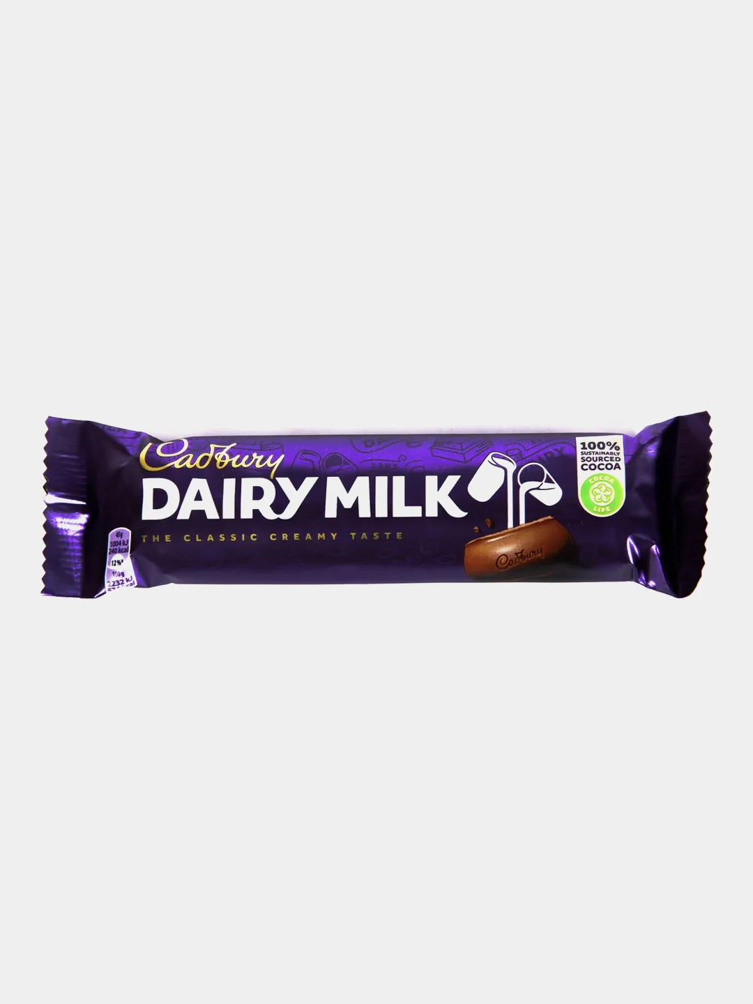Шоколадный батончик молочный Cadbury Dairy Milk, 2 шт по 45 г
