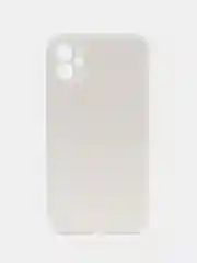 Белый silicone Case чехол для iPhone (Айфон) 15, 14, 13, 12, 11, Pro, Max, Mini, Plus, XR, X, XS