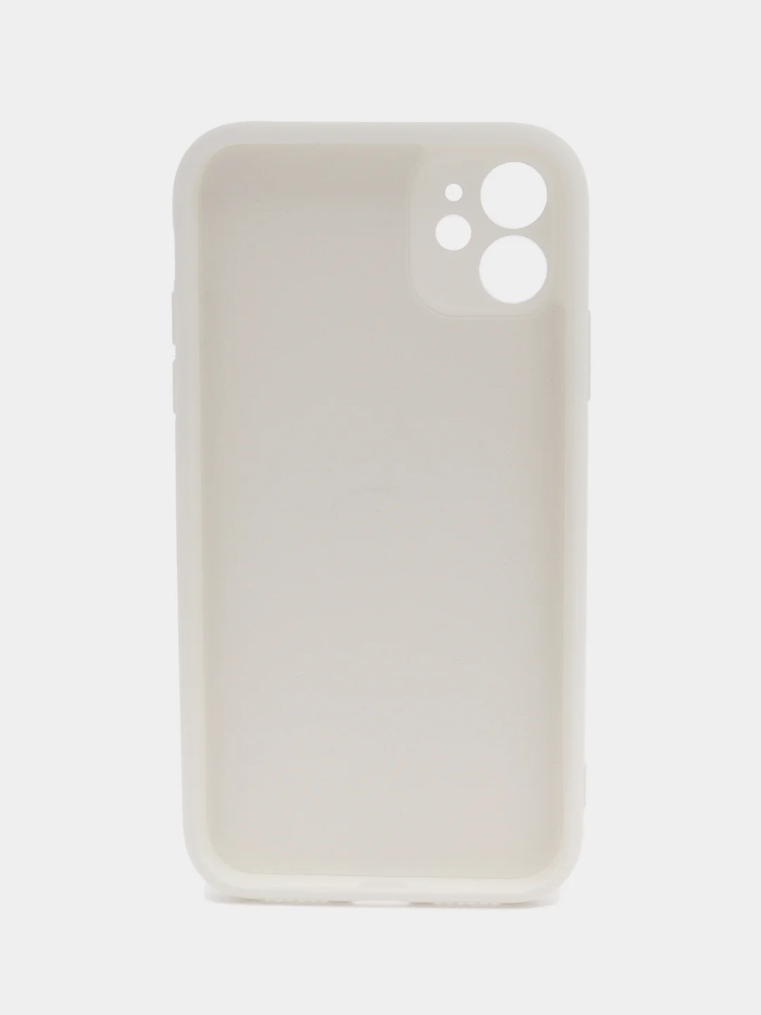 Белый silicone Case чехол для iPhone (Айфон) 15, 14, 13, 12, 11, Pro, Max, Mini, Plus, XR, X, XS