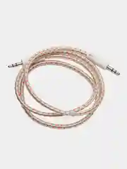 Оранжевый кабель тканевый 3.5, Jack-3.5, Jack Aux