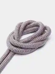 Серебряный скакалка для художественной гимнастики с люрексом, 3 метра