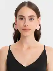 Конфетный квадратные серьги, цветные, матовые / Женские серьги