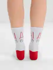 Носки с надписью "Да! На самом деле нет"