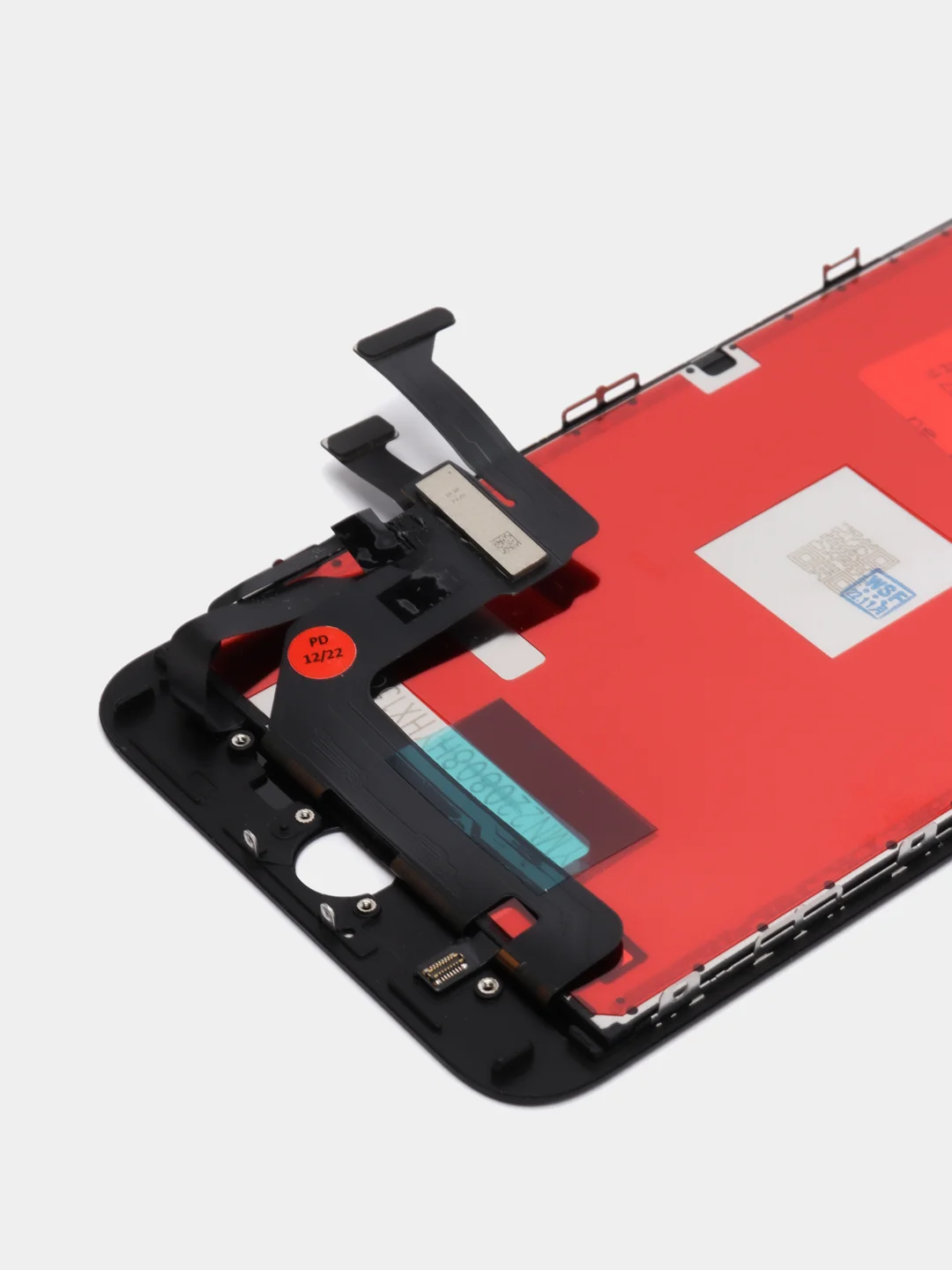 Черный дисплей в сборе с тачскрином ZeepDeep Premium для iPhone 7 plus, черный, прокладка-абсорбер