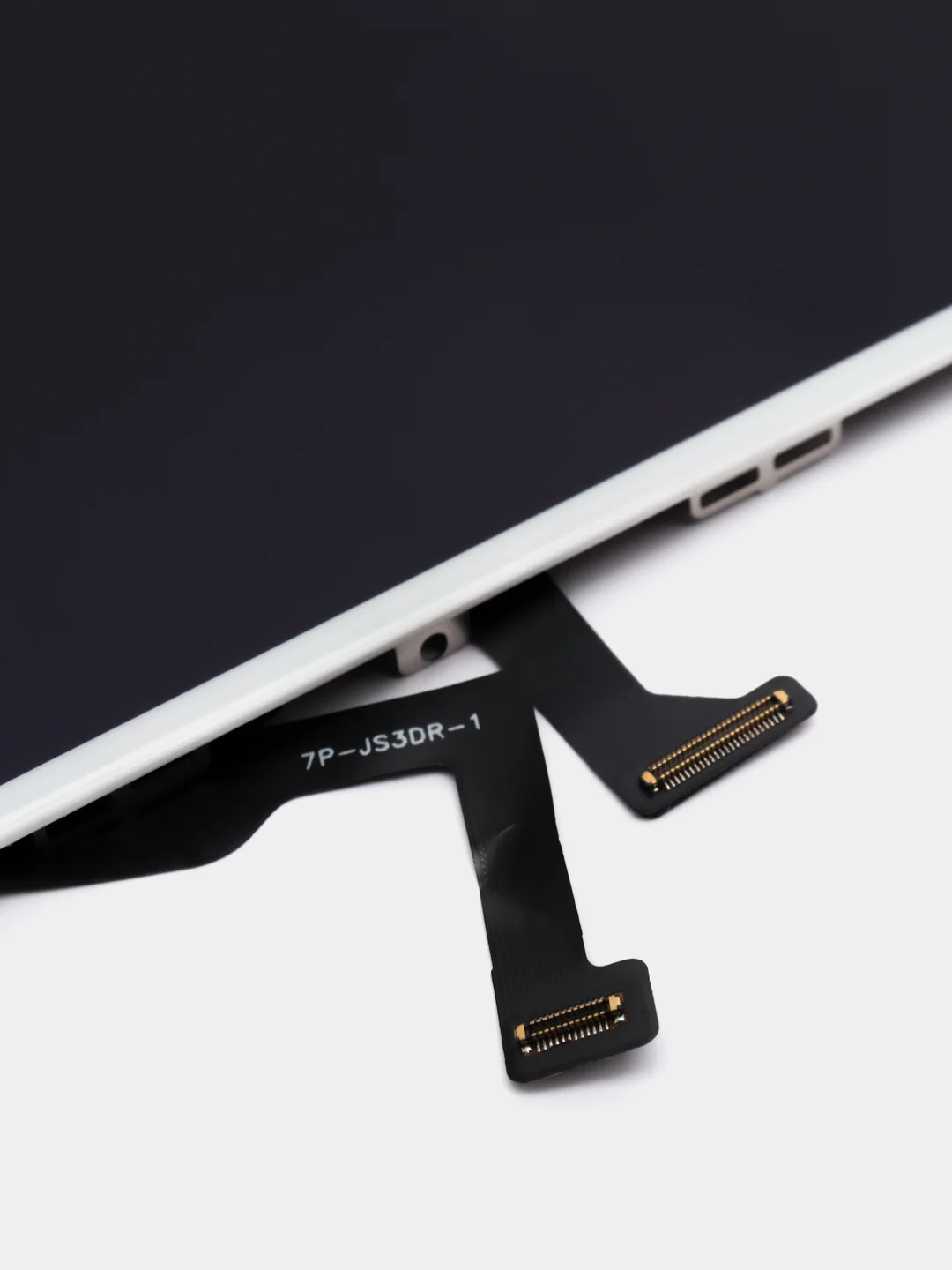 Белый дисплей в сборе с тачскрином ZeepDeep PREMIUM для iPhone 7 plus, белый, прокладка-абсорбер