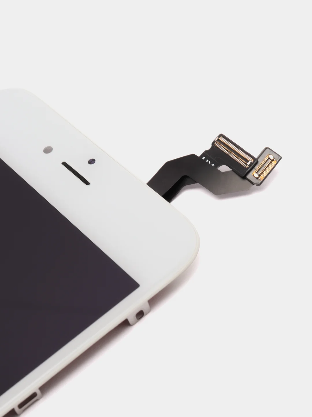 Белый дисплей в сборе с тачскрином ZeepDeep Premium для iPhone 6S plus белый +прокладка-абсорбер