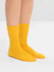 Горчичный женские носки
