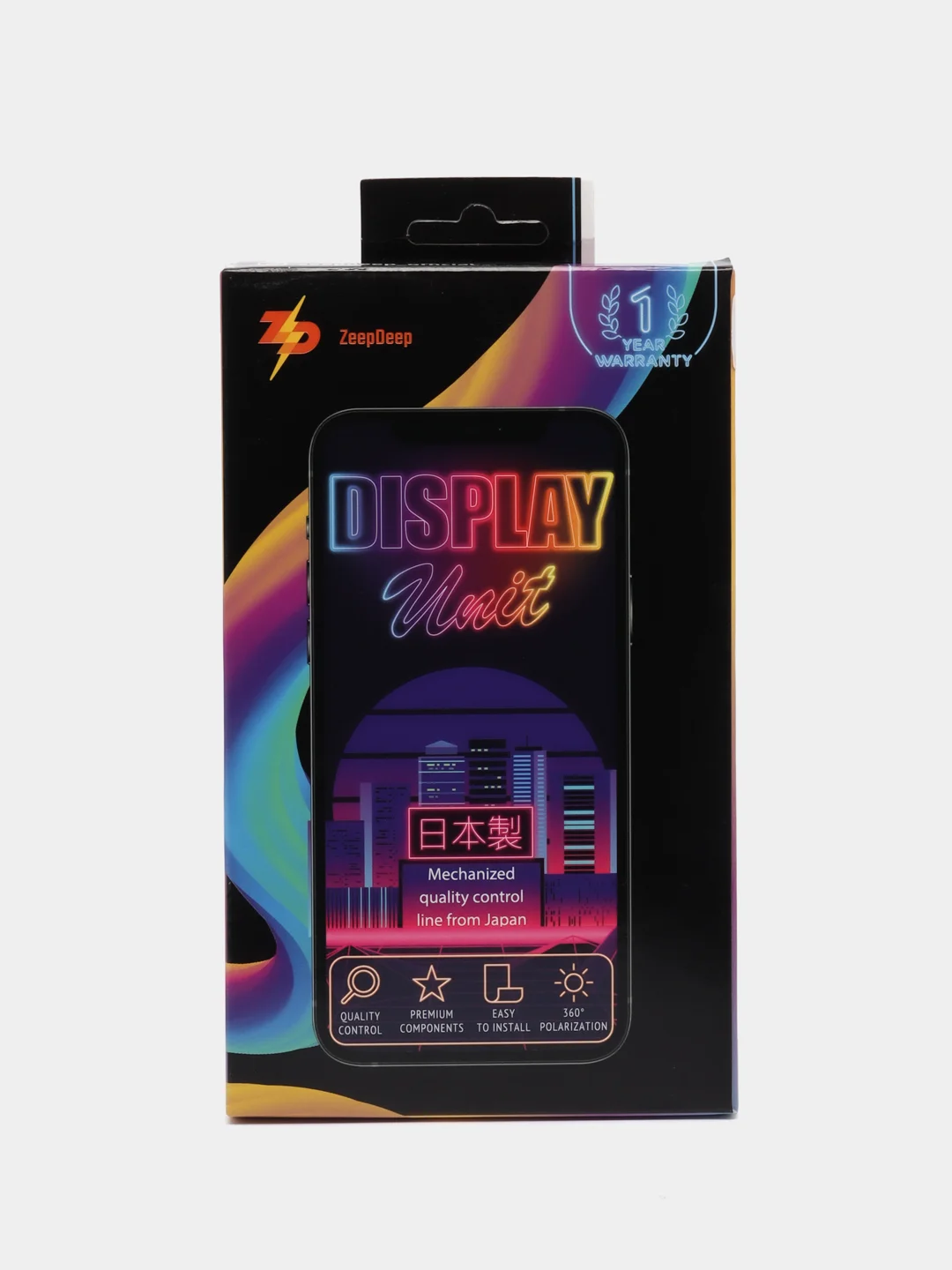 Дисплей в сборе с тачскрином ZeepDeep Premium для iPhone 8 plus белый + прокладка-абсорбер