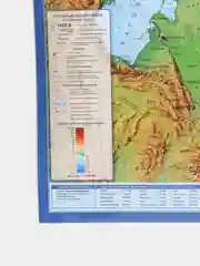 Карта России физическая, настенная, на стену, интерактивная, 116 х 80 см, Brauberg, 112393