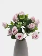 Сиреневый искусственные цветы "Мелкие розы", букет