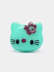 Желтый пуговицы декоративные на ножке "Hello kitty", пластиковые