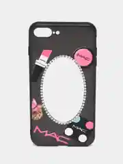 Черный чехол с зеркалом для iPhone 7+ / 8+