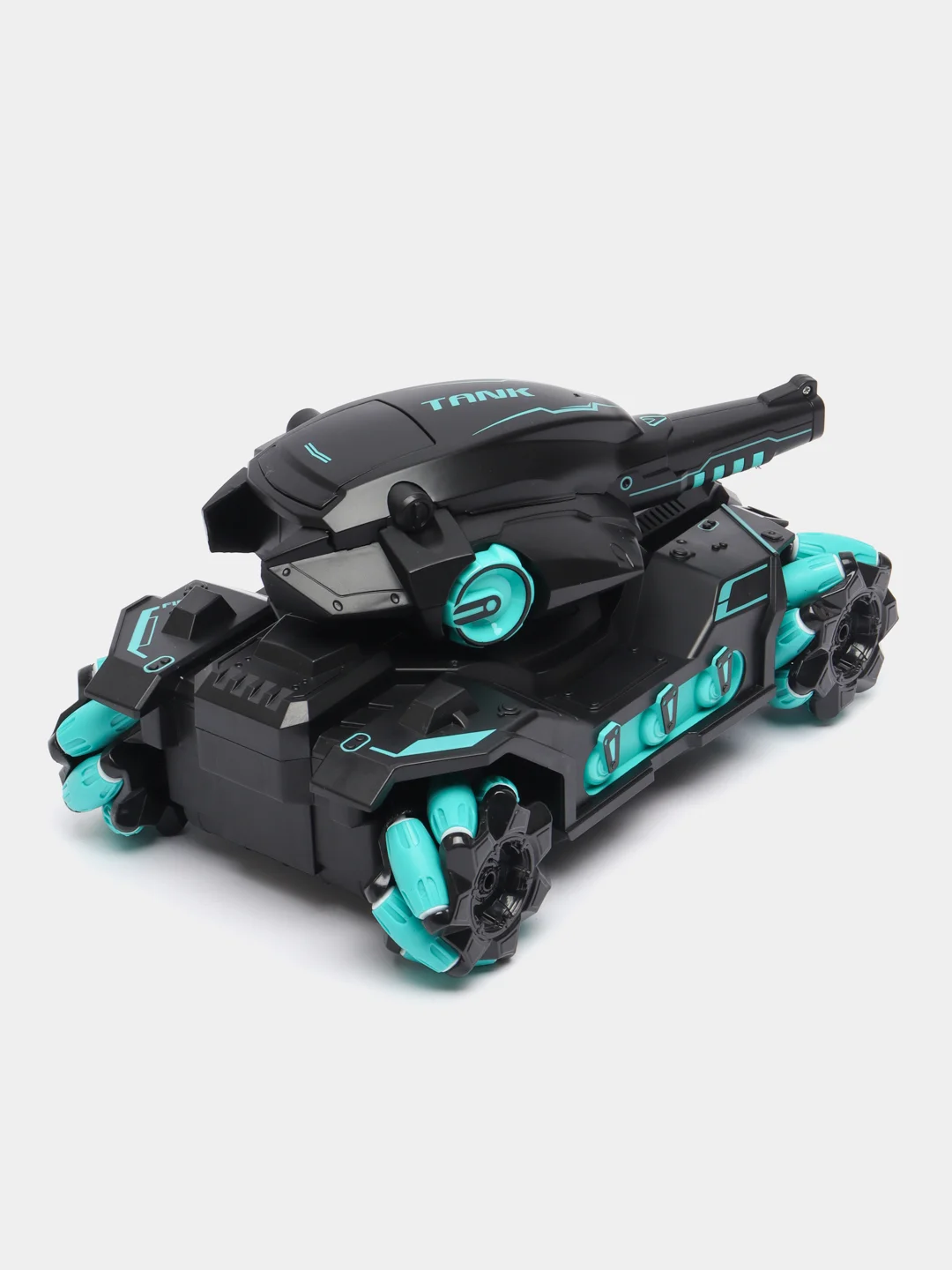 Бирюзовый танк с гидрогелевыми шариками TANK-FIGHT
