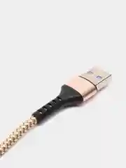 Золотой кабель 5A 1/1.5/2 м Lightning/Type-C+OPPO Flash для быстрой зарядки и передачи данных