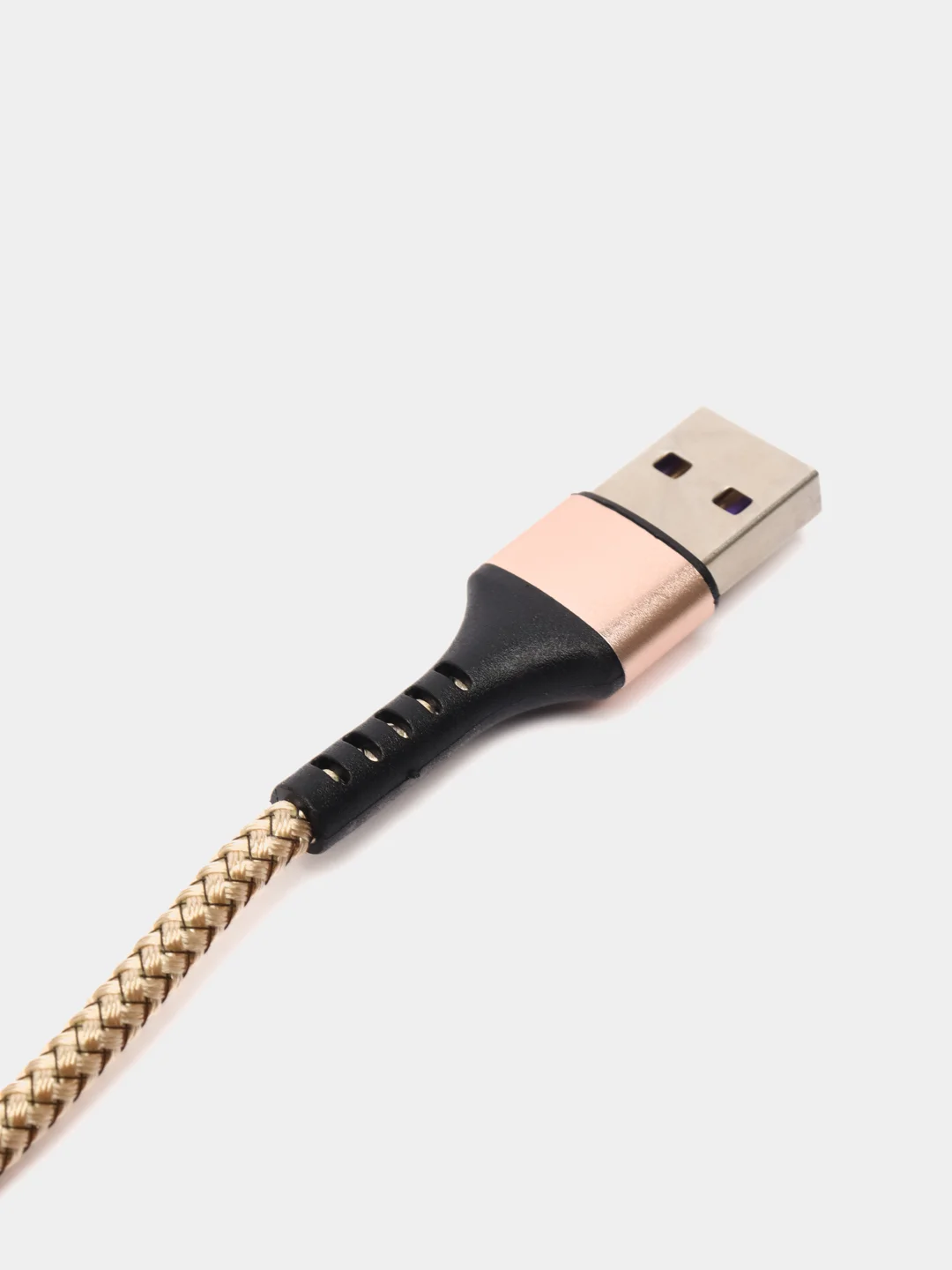 Золотой кабель 5A 1/1.5/2 м Lightning/Type-C+OPPO Flash для быстрой зарядки и передачи данных
