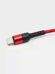 Красный кабель 5A 1/1.5/2 м Lightning/Type-C+OPPO Flash для быстрой зарядки и передачи данных
