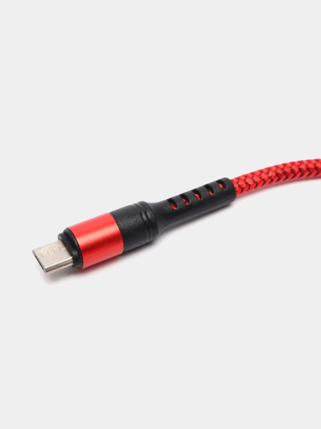 Красный кабель 5A 1/1.5/2 м Lightning/Type-C+OPPO Flash для быстрой зарядки и передачи данных