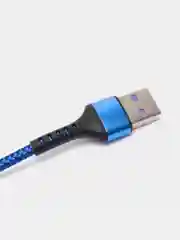 Синий кабель 5A 1/1.5/2 м Lightning/Type-C+OPPO Flash для быстрой зарядки и передачи данных