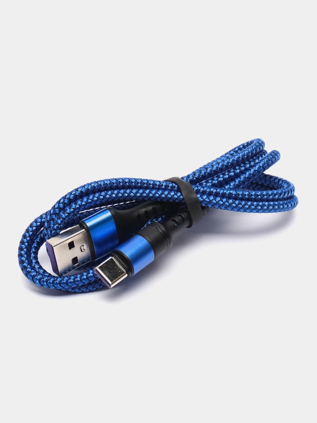 Синий кабель 5A 1/1.5/2 м Lightning/Type-C+OPPO Flash для быстрой зарядки и передачи данных