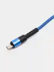 Синий кабель 5A 1/1.5/2 м Lightning/Type-C+OPPO Flash для быстрой зарядки и передачи данных