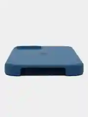 Темно-синий чехол iPhone 13, 13 mini, 13 Pro, 13 Pro Max силиконовый Silicone case с открытым низом