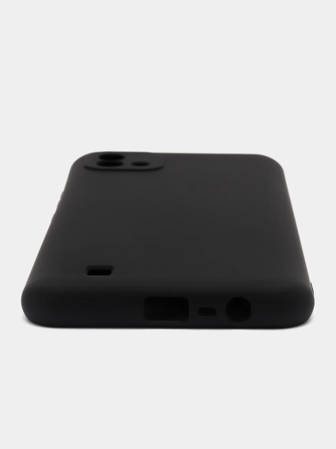 Фиолетовый чехол силиконовый матовый для Realme C11, C21, C21Y, Realme C30, C31, С33, C35