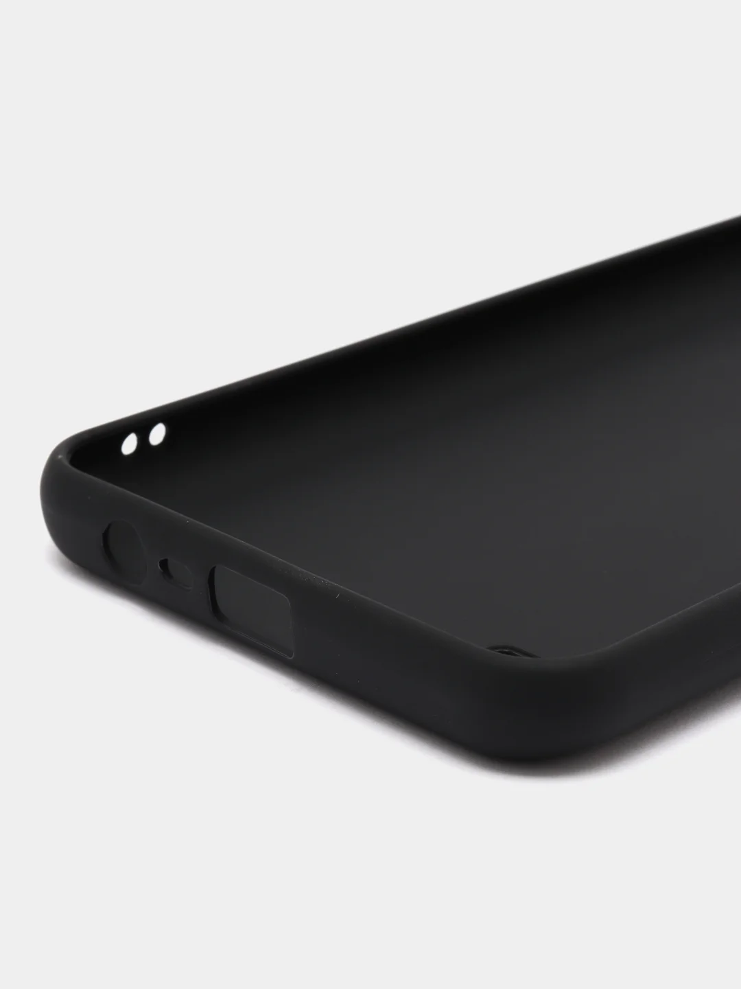 Фиолетовый чехол силиконовый матовый для Realme C11, C21, C21Y, Realme C30, C31, С33, C35
