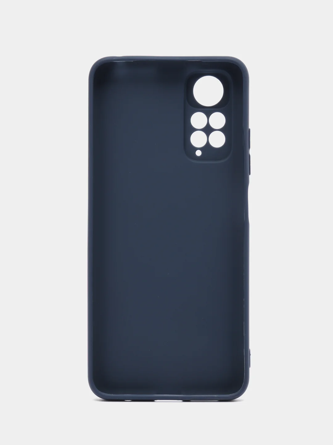Синий чехол силиконовый, матовый, для Xiaomi Redmi Note 11 4G, Redmi Note 11S, Редми Нот 11С