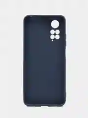 Синий чехол силиконовый, матовый, для Xiaomi Redmi Note 11 4G, Redmi Note 11S, Редми Нот 11С