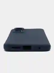 Синий чехол силиконовый, матовый, для Xiaomi Redmi Note 11 4G, Redmi Note 11S, Редми Нот 11С