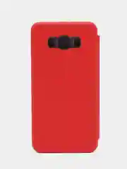 Алый чехол книжка на Samsung Galaxy J7 2016 (J710), Самсунг Галакси Джи7 2016 (Джи710)