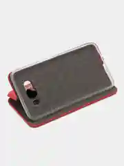 Алый чехол книжка на Samsung Galaxy J7 2016 (J710), Самсунг Галакси Джи7 2016 (Джи710)