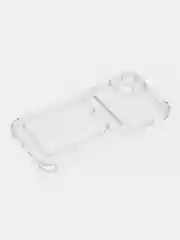 Прозрачный силиконовый чехол с отсеком, карманом для карты IPhone 7-13 Pro Max, прозрачный