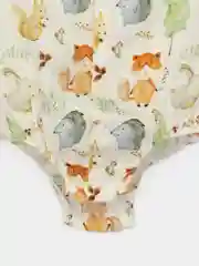 Лесной зеленый муслиновый летний, тонкий, детский комбинезон с короткими рукавами, боди, песочник, ромпер