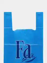 Синий пакет майка "Fa", 30см*54см