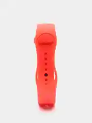 Коралловый силиконовый ремешок Xiaomi Mi Band 5, 6, 7, гипоаллергенный