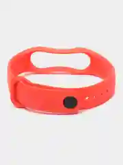 Коралловый силиконовый ремешок Xiaomi Mi Band 5, 6, 7, гипоаллергенный