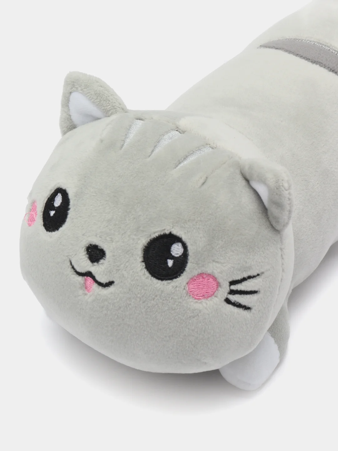 Серебряный мягкая игрушка-подушка "Кот Батон", 4 размера